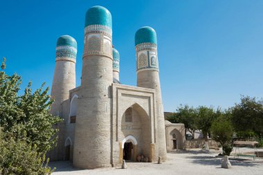 Buhara, Özbekistan - Buhara, Özbekistan 'da Chor Minor. Buhara Dünya Mirası Tarihi Merkezi 'nin bir parçasıdır..