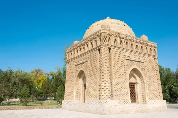 Buchara Uzbekistan Mauzoleum Ismail Samani Bucharze Uzbekistan Jest Częścią Światowego — Zdjęcie stockowe