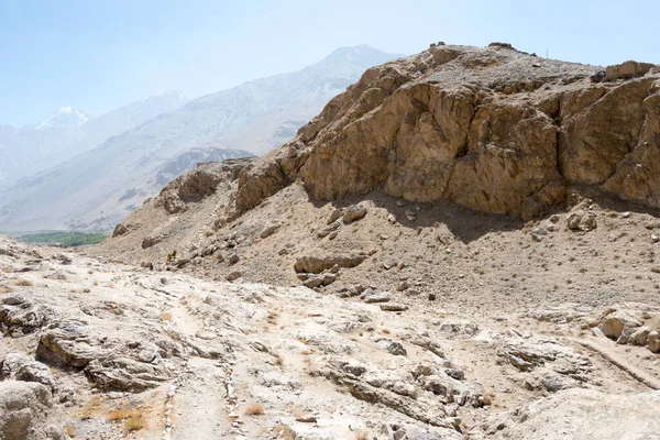 Ишкашим Таджикистан Руины Крепости Хаха Ваханской Долине Ишкашиме Горно Бадахшан — стоковое фото