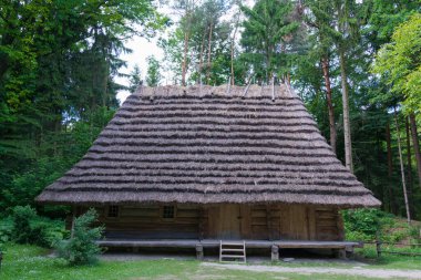 Lviv, Ukrayna - Lviv 'deki Halk Mimarisi ve Kırsal Yaşam Müzesi. Lviv, Ukrayna 'da ünlü bir tarihi mekan..