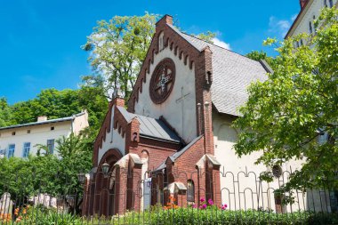 Lviv, Ukrayna - Vaftizci Yahya 'nın Tapınağı Lviv, Ukrayna' daki Eski Şehir 'de. Dünya Mirası Alanının bir parçasıdır - L 'viv - Tarih Merkezi Topluluğu.
