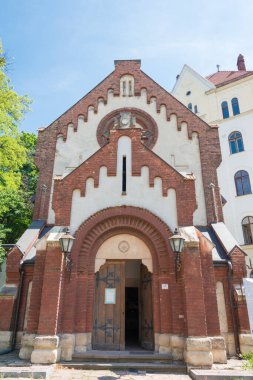 Lviv, Ukrayna - Vaftizci Yahya 'nın Tapınağı Lviv, Ukrayna' daki Eski Şehir 'de. Dünya Mirası Alanının bir parçasıdır - L 'viv - Tarih Merkezi Topluluğu.
