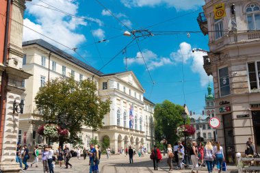 Lviv, Ukrayna - Lviv, Ukrayna 'daki Eski Şehir. Lviv, Dünya Mirası Bölgesi - L 'viv - Tarih Merkezi Topluluğu.