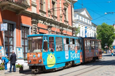 Lviv, Ukrayna - Lviv, Ukrayna 'daki Eski Şehir. Lviv, Dünya Mirası Bölgesi - L 'viv - Tarih Merkezi Topluluğu.