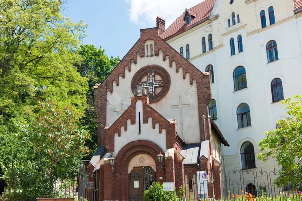 Lviv, Ukrayna - Vaftizci Yahya 'nın Tapınağı Lviv, Ukrayna' daki Eski Şehir 'de. Dünya Mirası Alanının bir parçasıdır - L 'viv - Tarih Merkezi Topluluğu.