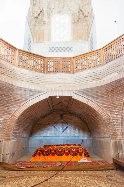 Samarcanda Uzbequistão Túmulo Mausoléu Bibi Khanym Local Histórico Famoso Samarcanda — Fotografia de Stock