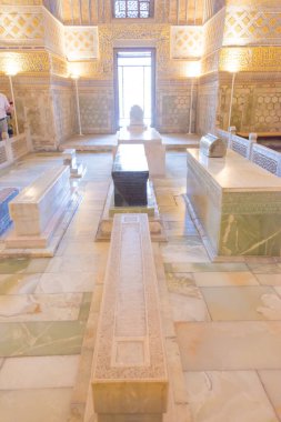 Semerkand, Özbekistan - Gur-e-Amir Anıtmezar. Semerkant, Özbekistan 'da ünlü bir dünya mirası sahası.