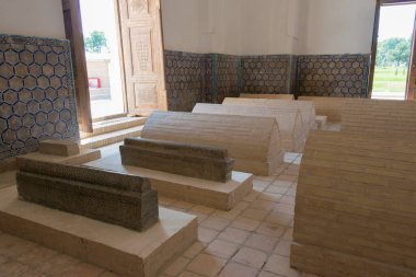 Semerkand, Özbekistan - Rukhobod Mozolesi. Semerkant, Özbekistan 'da ünlü tarihi bir yer..