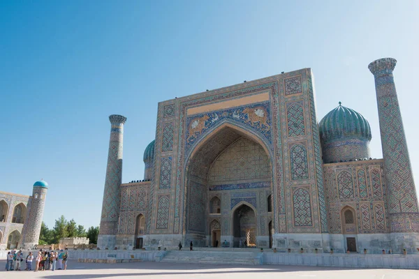 Samarkand Ouzbékistan Madrasa Sher Dor Registan Samarkand Ouzbékistan Fait Partie — Photo