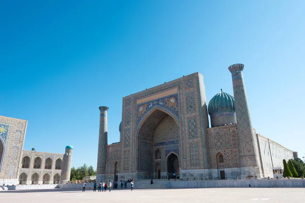 Samarkand Ouzbékistan Madrasa Sher Dor Registan Samarkand Ouzbékistan Fait Partie — Photo