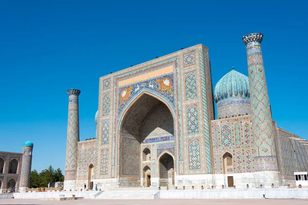 Samarkand Ouzbékistan Madrasa Sher Dor Registan Samarkand Ouzbékistan Fait Partie — Photo