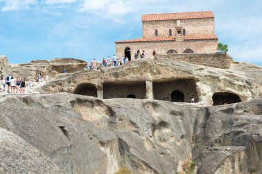 Gori, Gürcistan - Uplistsikhe harabeleri. Gori, Shida Kartli, Gürcistan 'da ünlü bir tarihi mekan..