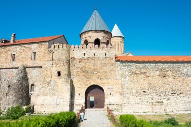 Telavi, Georgia - Alaetti Manastırı. Telavi, Kakheti, Gürcistan 'da ünlü bir tarihi site..