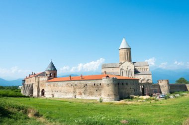 Telavi, Georgia - Alaetti Manastırı. Telavi, Kakheti, Gürcistan 'da ünlü bir tarihi site..