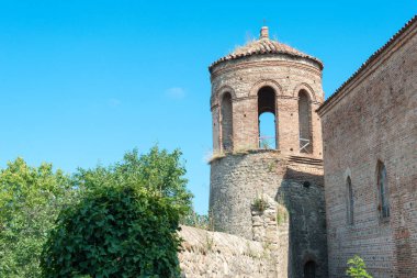 Telavi, Gürcistan - Telavi Kalesi (Batonis Tsikhe Kalesi). Telavi, Kakheti, Gürcistan 'da ünlü bir tarihi site..