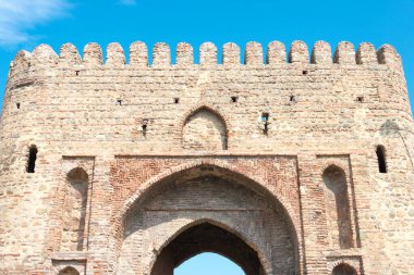 Telavi, Gürcistan - Telavi Kalesi (Batonis Tsikhe Kalesi). Telavi, Kakheti, Gürcistan 'da ünlü bir tarihi site..