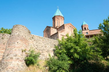 Gremi, Georgia - Gremi Kalesi ve Kilise Kompleksi. Gremi, Kakheti, Gürcistan 'da ünlü bir tarihi site..
