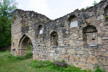 Telavi, Georgia - Ikalto Manastırı. Telavi, Kakheti, Gürcistan 'da ünlü bir tarihi site..