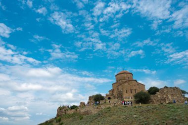 Mtskheta, Gürcistan - Jvari Manastırı, Mtskheta, Mtianeti, Gürcistan. Mtskheta 'nın Dünya Mirası Anıtları' nın bir parçasıdır..