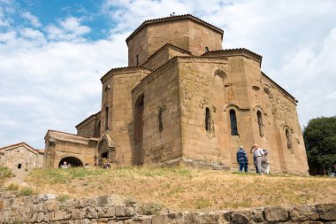 Mtskheta, Gürcistan - Jvari Manastırı, Mtskheta, Mtianeti, Gürcistan. Mtskheta 'nın Dünya Mirası Anıtları' nın bir parçasıdır..