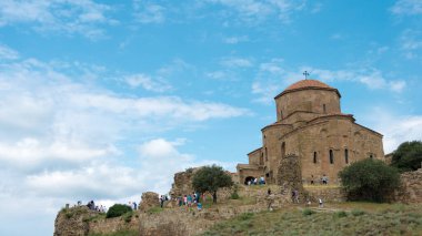 Mtskheta, Gürcistan - Jvari Manastırı, Mtskheta, Mtianeti, Gürcistan. Mtskheta 'nın Dünya Mirası Anıtları' nın bir parçasıdır..