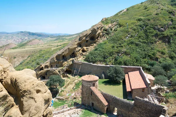 Kakheti Georgia Complejo Del Monasterio David Gareja Sitio Histórico Famoso — Foto de Stock