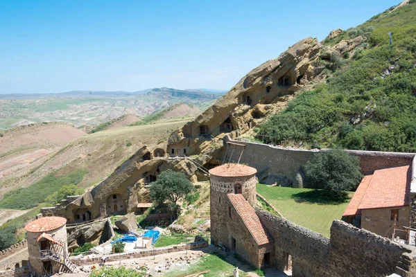 Kakheti Géorgie Complexe Monastère David Gareja Site Historique Célèbre Kakheti — Photo