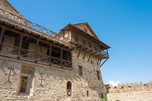 Kakheti Georgia Complejo Del Monasterio David Gareja Sitio Histórico Famoso —  Fotos de Stock