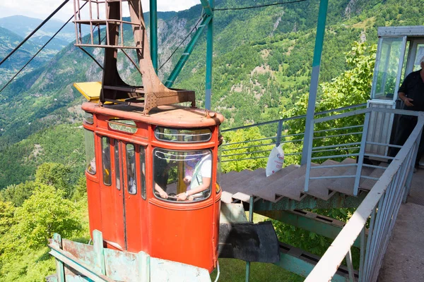 Khulo Georgia Ropeway Khulo Adjara Georgia Postavil Sovětský Svaz — Stock fotografie