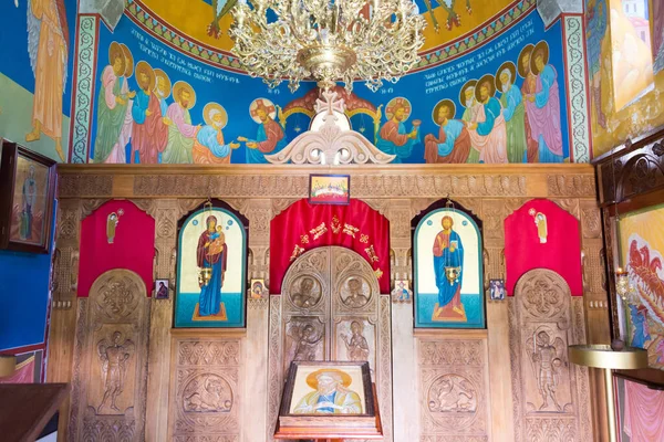 Kazbegi Geórgia Elias Igreja Profeta Uma Paisagem Famosa Kazbegi Mtskheta — Fotografia de Stock