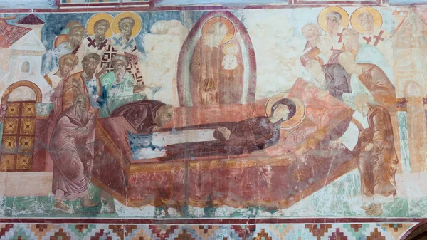 Kutaisi Georgia Ancient Mural Gelati Monastery Kutaisi Imereti Georgia Forma — Foto de Stock