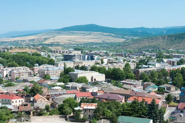 Gori Georgien Blick Auf Die Stadt Gori Von Den Ruinen — Stockfoto