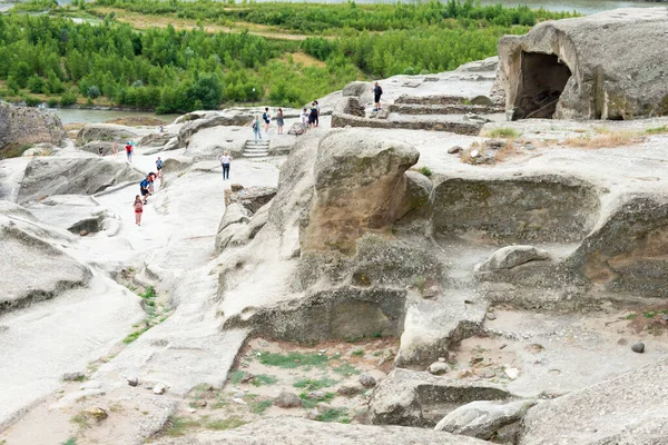 Gori, Gürcistan - Uplistsikhe harabeleri. Gori, Shida Kartli, Gürcistan 'da ünlü bir tarihi mekan..