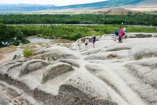 Gori Georgia Ruins Uplistsikhe Famoso Sito Storico Gori Shida Kartli — Foto Stock