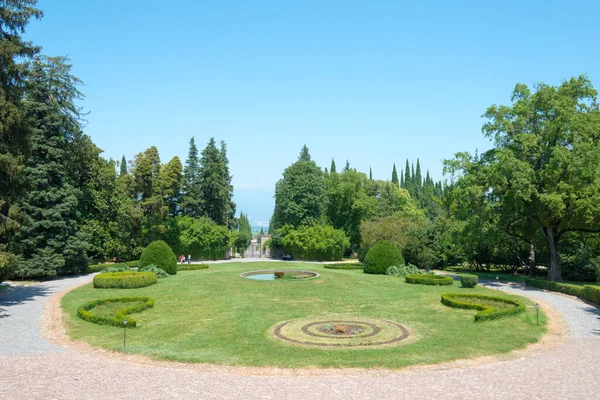 Telavi, Georgia - Alexander Chavchavadze Müzesi. Telavi, Kakheti, Gürcistan 'da ünlü bir tarihi site..