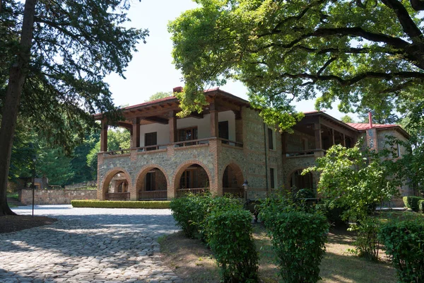 特拉维 Telavi 佐治亚州 亚历山大 查夫卡瓦泽的房子博物馆 格鲁吉亚Kakheti Telavi的一个著名历史遗迹 — 图库照片