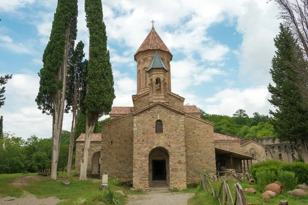 Telavi Geórgia Mosteiro Ikalto Local Histórico Famoso Telavi Kakheti Geórgia — Fotografia de Stock