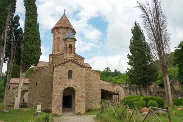 Telavi Geórgia Mosteiro Ikalto Local Histórico Famoso Telavi Kakheti Geórgia — Fotografia de Stock