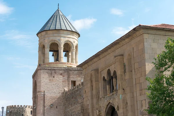 Mtskheta, Gürcistan - Mtskheta, Mtianeti, Gürcistan 'daki Svetitskhoveli Katedrali. Mtskheta 'nın Dünya Mirası Anıtları' nın bir parçasıdır..
