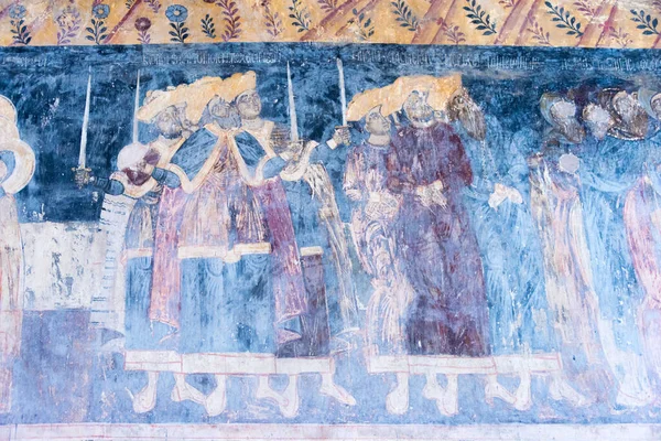 Mtskheta Géorgie Ancienne Murale Cathédrale Svetitskhoveli Mtskheta Mtskheta Mtianeti Géorgie — Photo