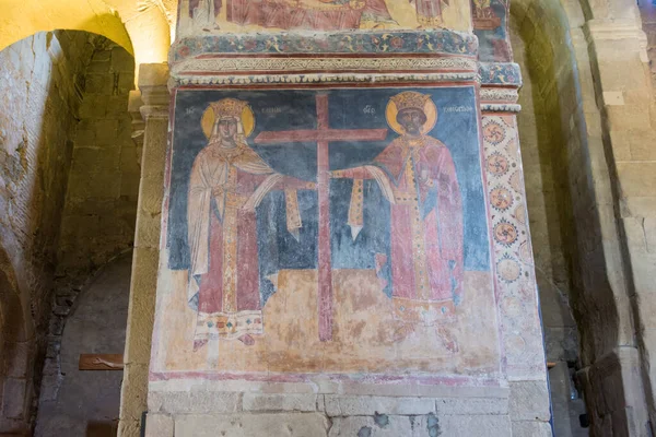 Mtskheta Georgia Antiguo Mural Catedral Svetitskhoveli Mtskheta Mtskheta Mtianeti Georgia — Foto de Stock