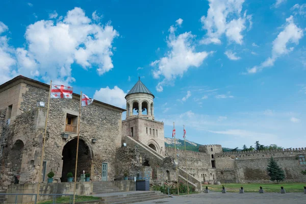 Mtskheta Georgia Svetitskhoveli Cathedral Мцхеті Мцхета Мтіанеті Грузія Частиною Єкта — стокове фото