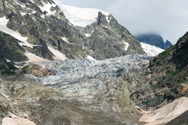 Mestia Georgia Chalaadi Glacier Famous Landscape Mestiachala Valley Mestia Samegrelo Stock Image