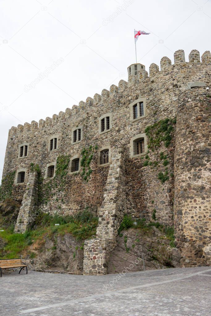 Akhaltsikhe, Georgia - Rabati Castle. a famous historic site in Akhaltsikhe, Samtskhe-Javakheti, Georgia.