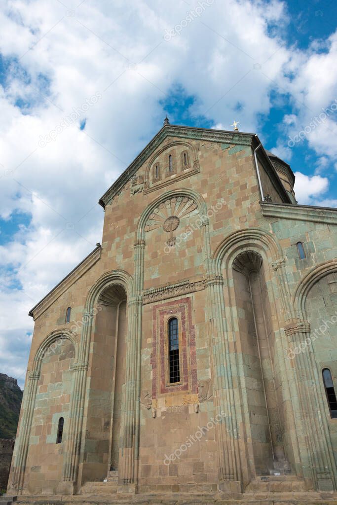 Mtskheta, Georgia - Svetitskhoveli Cathedral in Mtskheta, Mtskheta-Mtianeti, Georgia. It is part of the World Heritage Site - Historical Monuments of Mtskheta.