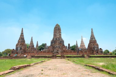 Ayutthaya, Tayland - WAT CHAIWATTHANARAM, Ayutthaya, Tayland. Dünya Mirası Bölgesi - Ayutthaya Tarihi Kenti.