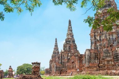 Ayutthaya, Tayland - WAT CHAIWATTHANARAM, Ayutthaya, Tayland. Dünya Mirası Bölgesi - Ayutthaya Tarihi Kenti.