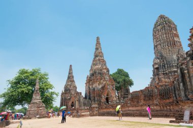 Ayutthaya, Tayland - WAT CHAIWATTHANARAM, Ayutthaya, Tayland. Dünya Mirası Bölgesi - Ayutthaya Tarihi Kenti.