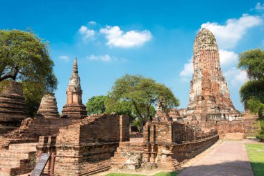 Ayutthaya, Tayland - WAT PHRA RAM Ayutthaya, Tayland. Dünya Mirası Bölgesi - Ayutthaya Tarihi Kenti.