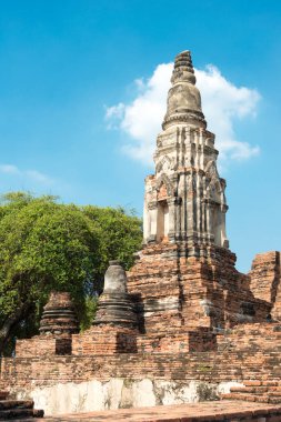 Ayutthaya, Tayland - WAT PHRA RAM Ayutthaya, Tayland. Dünya Mirası Bölgesi - Ayutthaya Tarihi Kenti.